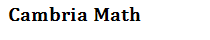 Cambria Math